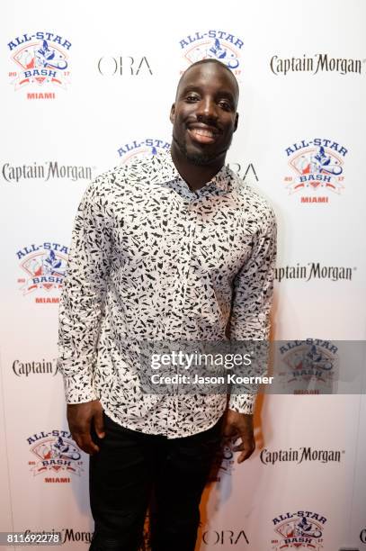 Vontae Davis at the 2017 All-Star Bash sponsored by Captain Morgan during MLB All-Star Week Miamion July 9, 2017 in Miami Beach, Florida.