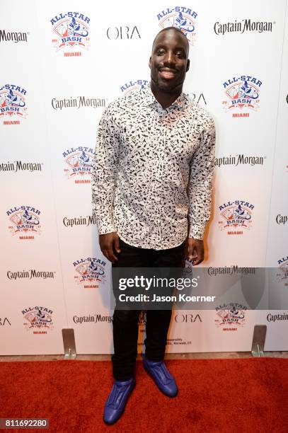 Vontae Davis at the 2017 All-Star Bash sponsored by Captain Morgan during MLB All-Star Week Miamion July 9, 2017 in Miami Beach, Florida.