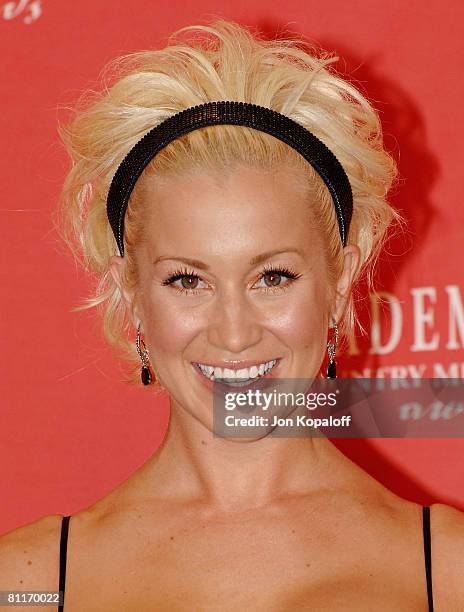 Singer Kellie Pickler poses in the press room during the 43rd annual Academy Of Country Music Awards held at the MGM Grand Garden Arena on May 18,...