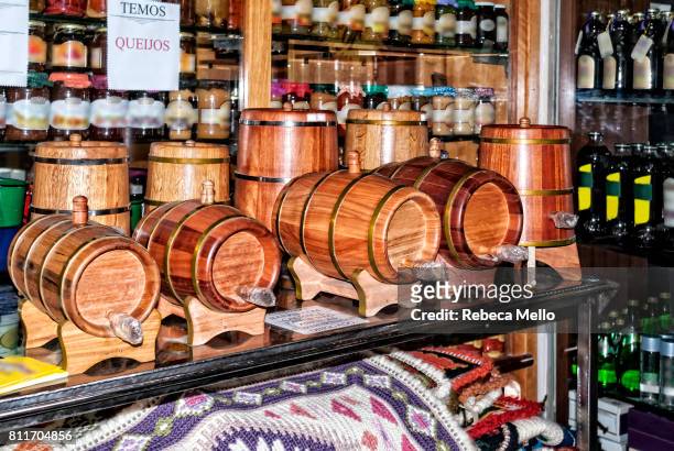 small barrels of cachaça - cachaça stock pictures, royalty-free photos & images