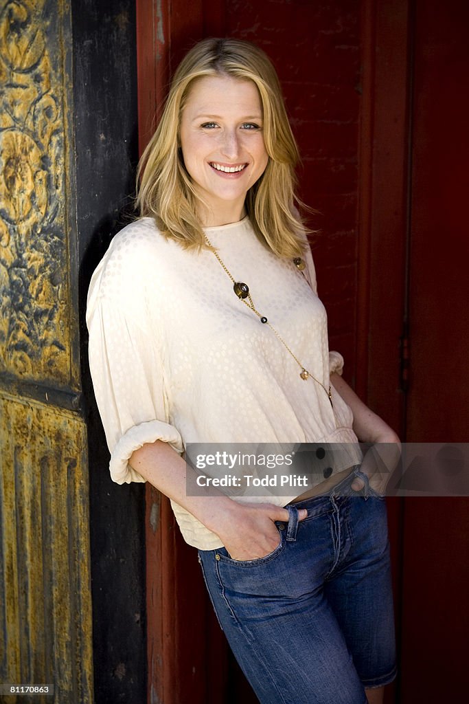 Amy Gummer Actress Mamie Gummer poses at a portrait session in New York City ...