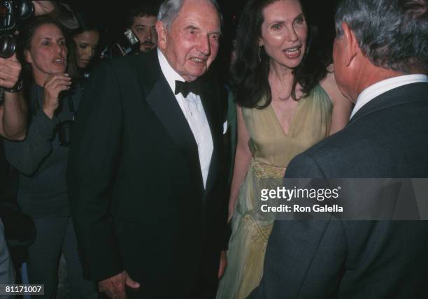 David Rockefeller, Veronica Hearst, and Michael Bloomberg
