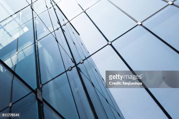 detail shot of modern architecture facade,business concepts - corporate textures stock-fotos und bilder