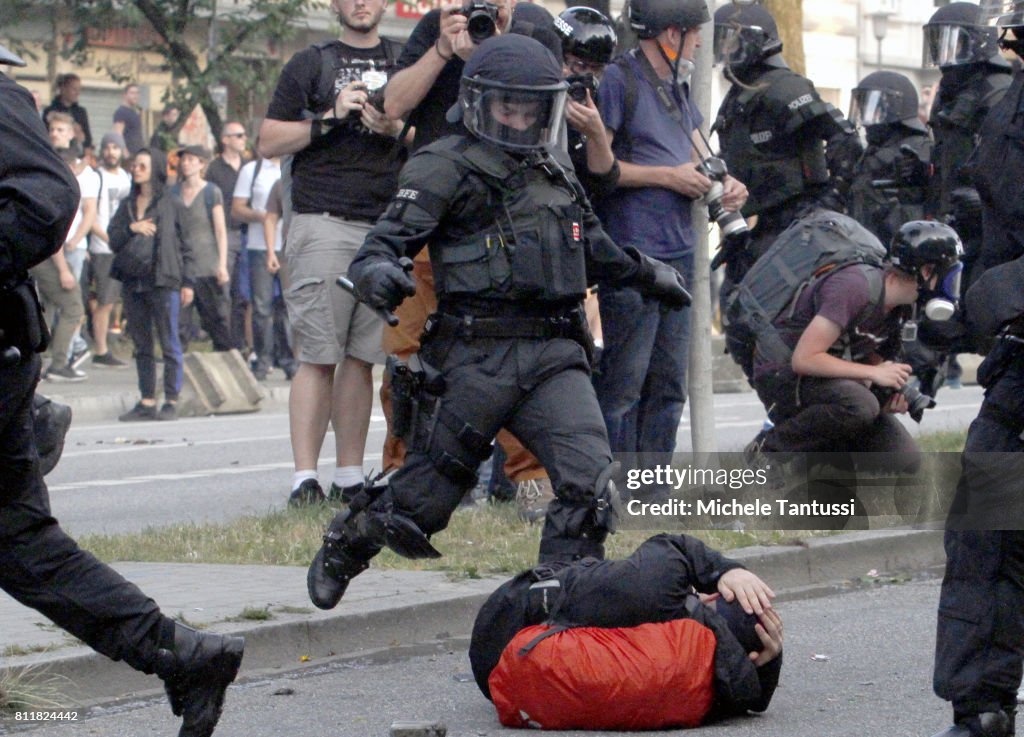 Protesters March During The G20 Summit