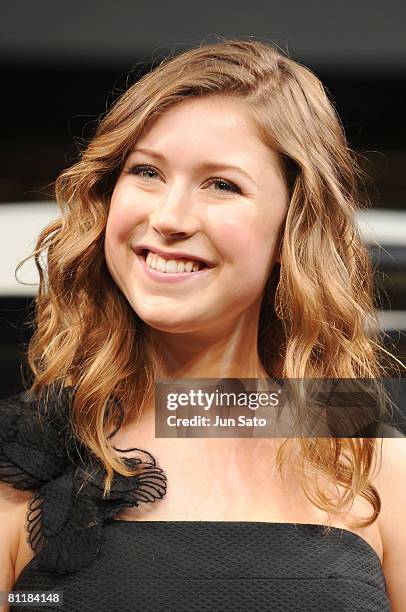 Singer Hayley Westenra attends Toyota's new Alphard debut presscall at Omotesando Hills on May 21, 2008 in Tokyo, Japan.