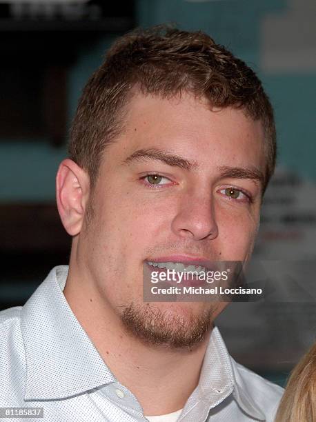 Professional Basketball Player David Lee attends BET's and Paramount's special screening of "Indiana Jones And The Kingdom Of The Crystal Skull" at...