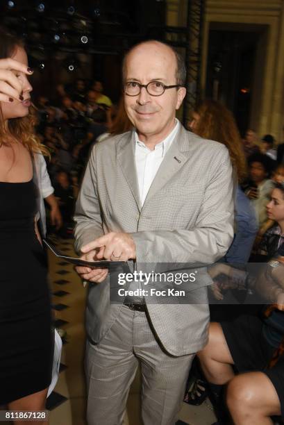 Jean Marc Loubier attends the Julien Fournie Haute Couture Fall/Winter 2017-2018 show as part of Haute Couture Paris Fashion Week on July 4, 2017 in...