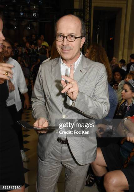 Jean Marc Loubier attends the Julien Fournie Haute Couture Fall/Winter 2017-2018 show as part of Haute Couture Paris Fashion Week on July 4, 2017 in...