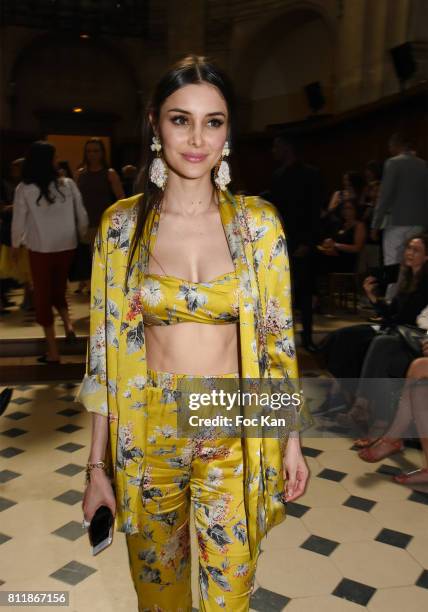 Deborah Hung attends the Julien Fournie Haute Couture Fall/Winter 2017-2018 show as part of Haute Couture Paris Fashion Week on July 4, 2017 in...