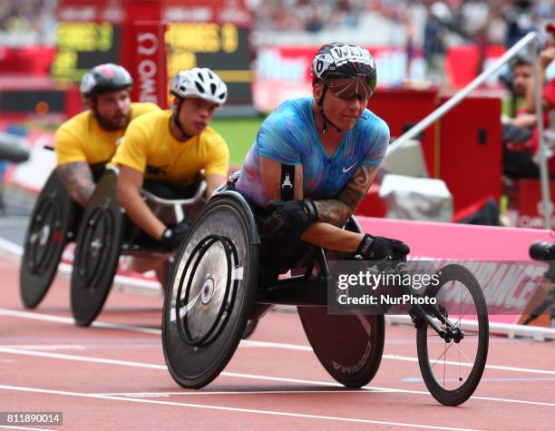 David Weir T54 800m Men during Muller Anniversary Games at London Stadium in London on July 09, 2017