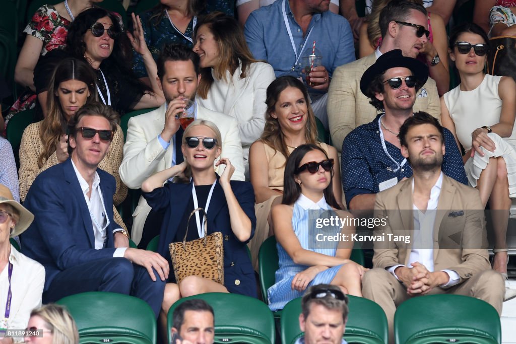 Celebrities Attend Wimbledon