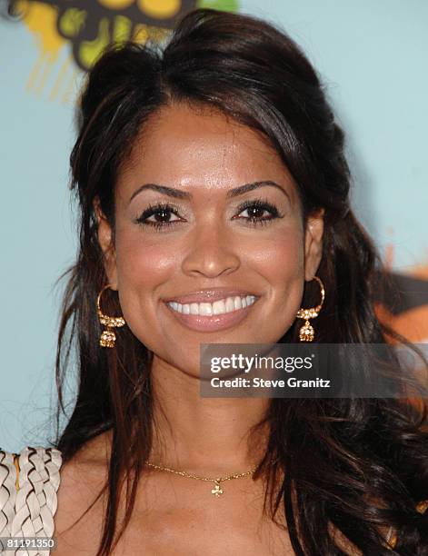 Tracey Edmonds arrives at the 2008 Nickelodeons Kids Choice Awards at the Pauley Pavilion on March 29, 2008 in Los Angeles