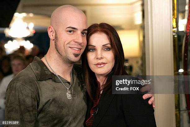 "American Idol" Season 5 - Top 4 Finalist, Chris Daughtry from McLeansville, North Carolina and Priscilla Presley *EXCLUSIVE*