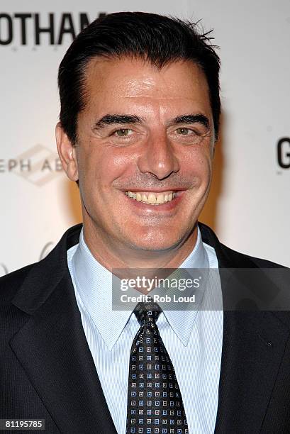 Actor Chris Noth poses at Gotham Magazine's "Shop for a Cause" at Lord & Taylor on May 21, 2008 in New York City.