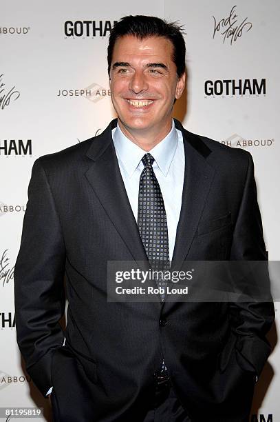 Actor Chris Noth poses at Gotham Magazine's "Shop for a Cause" at Lord & Taylor on May 21, 2008 in New York City.