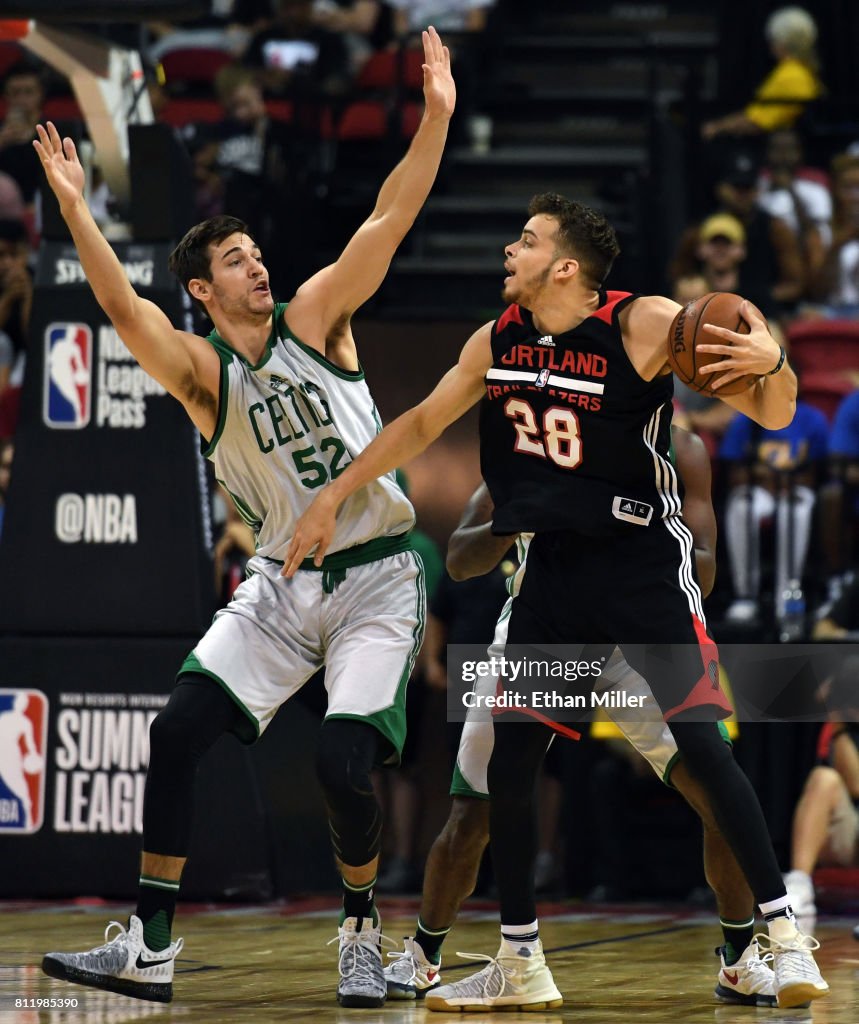 2017 Las Vegas Summer League - Portland Trail Blazers v Boston Celtics