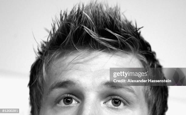 Marko Marin of Germany looks on during a press conference at the Son Moix stadium on May 22, 2008 in Mallorca, Spain.