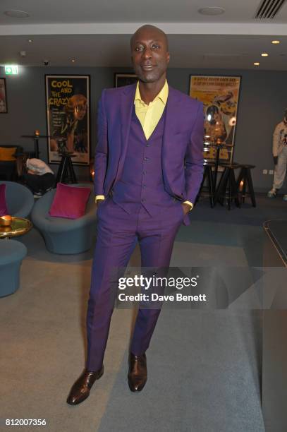 Ozwald Boateng attends a special screening of "In This Climate" hosted by Liberatum and Kinetik, supported by Amanda Eliasch, at Mondrian London on...