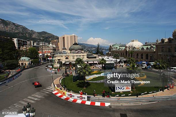 General view of Casino Square during practice for the Monaco Formula One Grand Prix at the Monte Carlo Circuit on May 22, 2008 in Monte Carlo, Monaco.