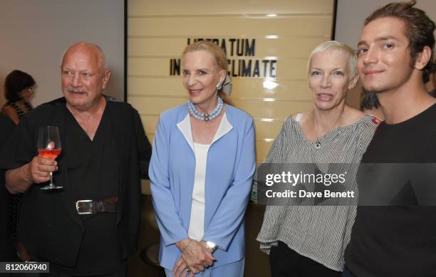 Steven Berkoff, Princess Michael of Kent, Annie Lennox and Tomas Auksas attend a special screening of "In This Climate" hosted by Liberatum and...