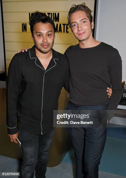 Pablo Ganguli and Tomas Auksas attend a special screening of "In This Climate" hosted by Liberatum and Kinetik, supported by Amanda Eliasch, at...