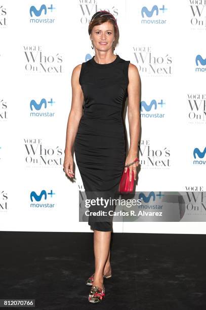 Spanish model Nuria March attends the 'Vogue Who's On Next: El Premio De La Moda' awards at the Bellas Artes cinema on July 10, 2017 in Madrid, Spain.