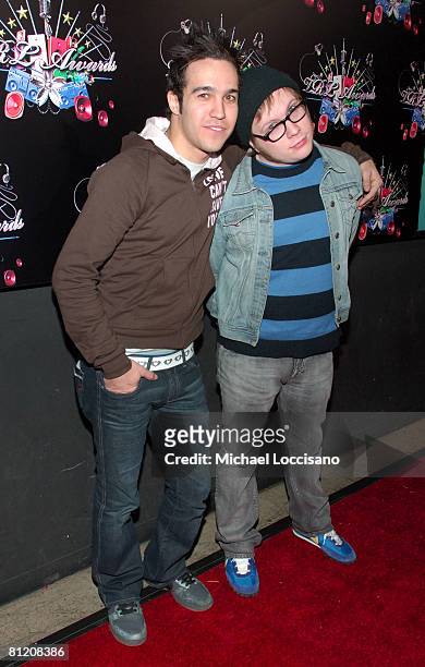Pete Wentz and Patrick Stump of Fall Out Boy