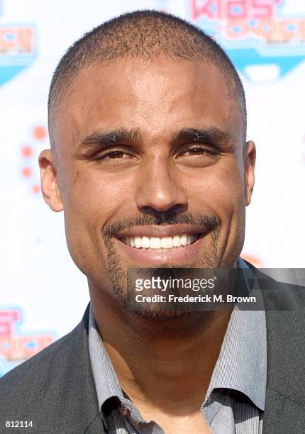 Los Angeles Laker Rick Fox attends the Nickelodeon's 15th Annual Kids'' Choice Awards April 20, 2002 in Santa Monica, CA. The Los Angeles Laker...
