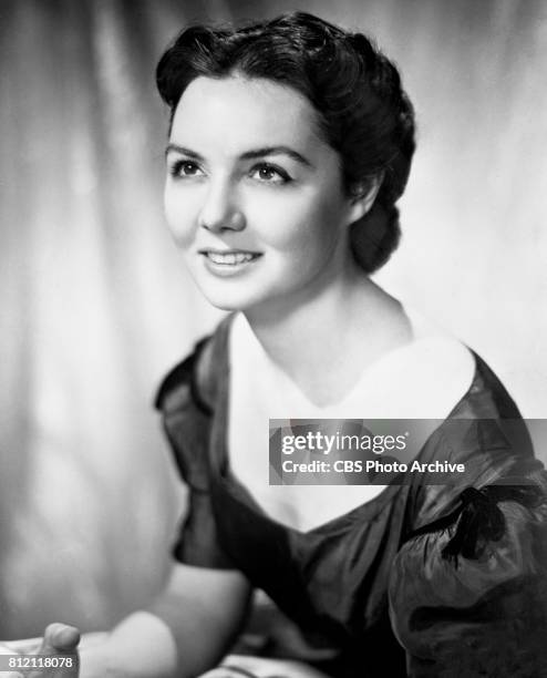 Portrait of Peggy McCay. She portrays Vanessa Dale on the CBS television soap opera Love of Life. September 21, 1951. New York, NY.