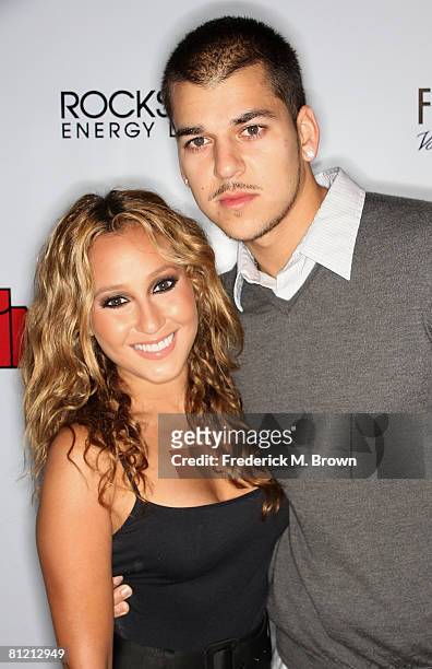 Recording artist Adrienne Bailon and Robert Kardashian Jr., attend the In Touch Weekly's Summer Stars Party at the Social Hollywood Club on May 22,...