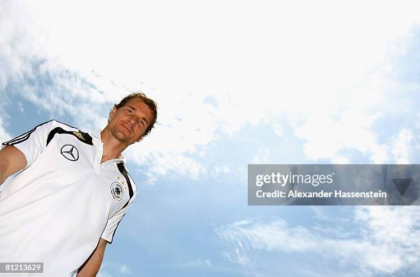 Jens Lehmann of Germany arrives for the Media day at the Son Muntaner Golf Club on May 23, 2008 in Mallorca, Spain.