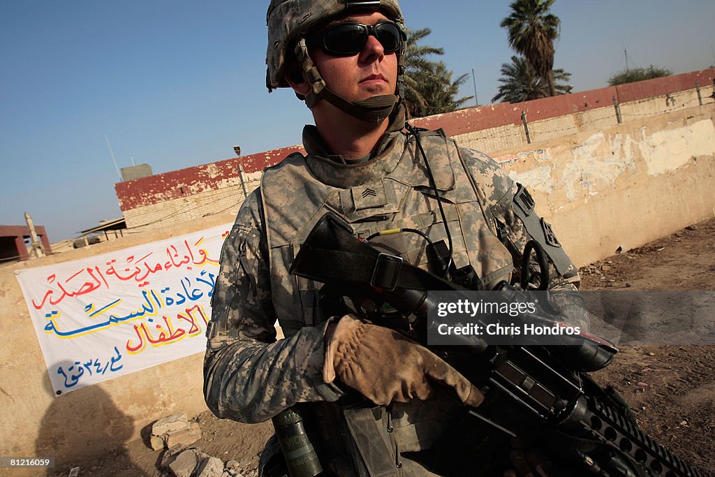U.S. Army Patrols In Sadr City