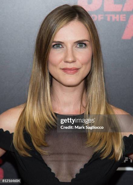 Actress Sara Canning attends the "War For The Planet Of The Apes" New York Premiere at the SVA Theater on July 10, 2017 in New York City.