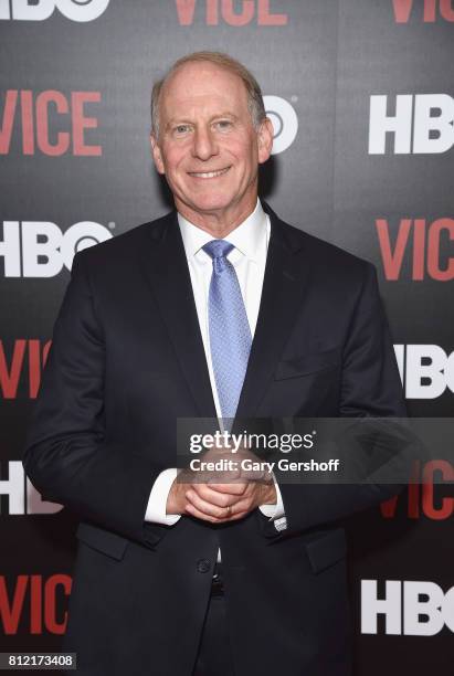 Consulting producer Richard N Haass attends the "Vice Special Report: A World In Disarray" New York Presentation at Time Warner Center on July 10,...