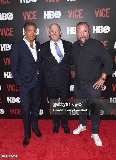 Chairman and Chief Executive Officer of HBO, Richard Plepler, consulting producer Richard N. Haass and executive producer Shane Smith attend the...