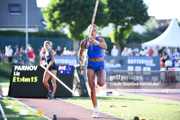 Elizabeth Liz Parnov during the International meeting of Sotteville-les-Rouen on July 7, 2017 in Rouen, France.