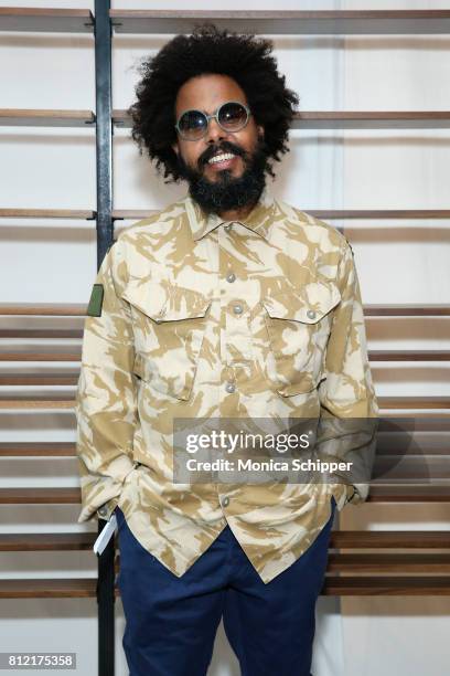 And music producer Jillionaire attends the Todd Snyder fashion show during NYFW: Men's July 2017 at Cadillac House on July 10, 2017 in New York City.