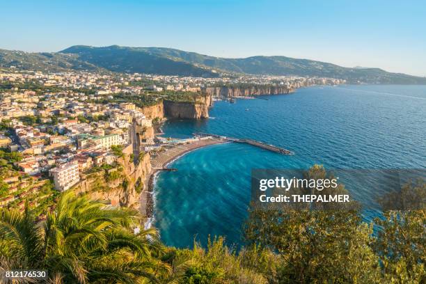 amalfikust - sorrento - sorrento stockfoto's en -beelden