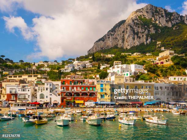 ilha de capri itália - island - fotografias e filmes do acervo