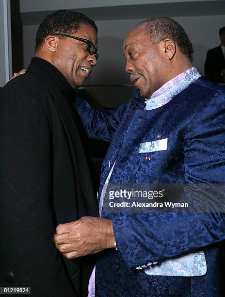 Herbie Hancock and Quincy Jones