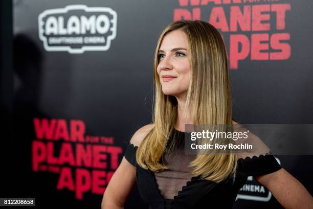 Sara Canning attends "War For The Planet Of The Apes" New York Premiere at SVA Theater on July 10, 2017 in New York City.