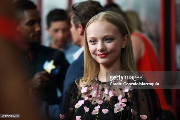 Amiah Miller attends the "War For The Planet Of The Apes" New York Premiere at SVA Theatre on July 10, 2017 in New York City.