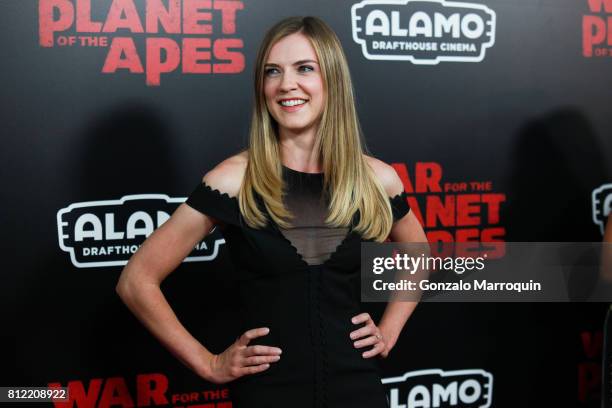 Sara Canning attends the "War For The Planet Of The Apes" New York Premiere at SVA Theatre on July 10, 2017 in New York City.