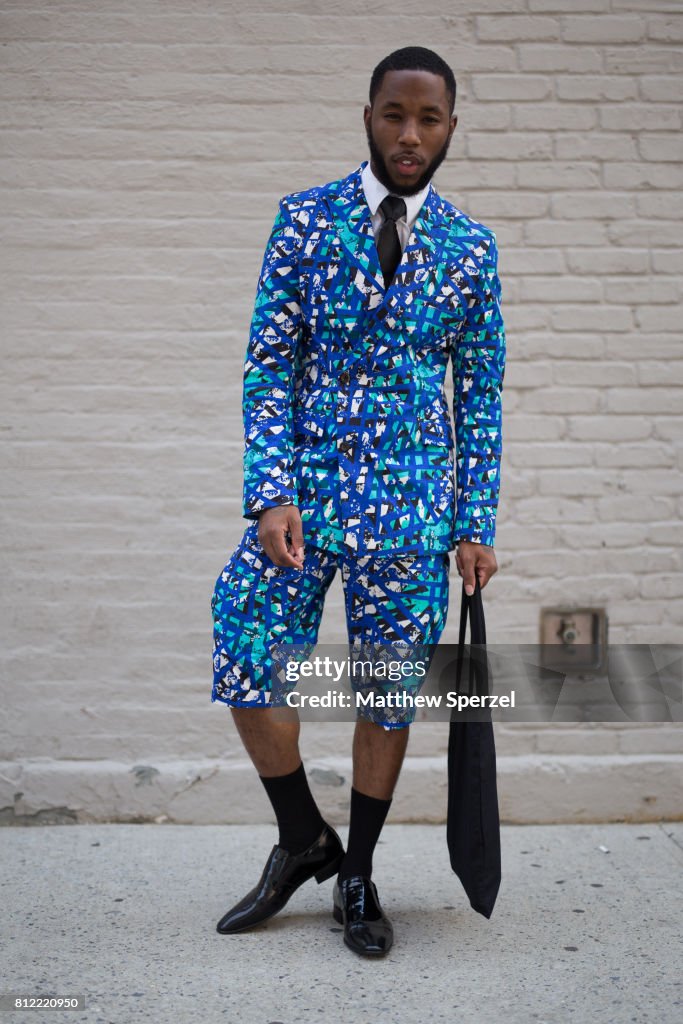 Street Style - NYFW: Men's July 2017 - Day 1