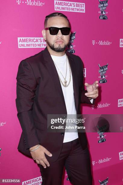 Lejuan James arrives at the T-Mobile Presents Derby After Dark at Faena Forum on July 10, 2017 in Miami Beach, Florida.