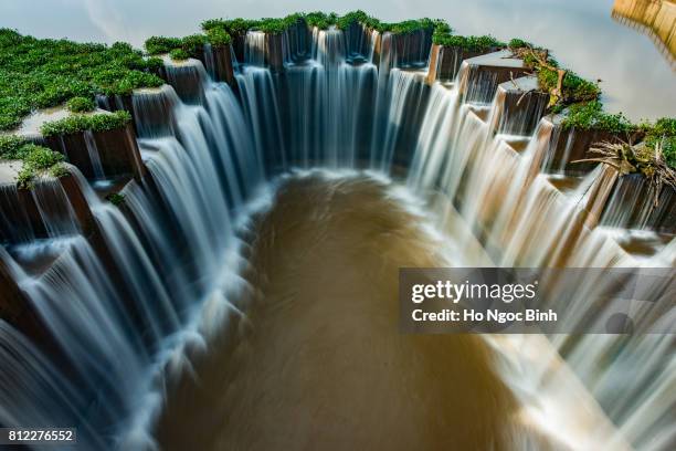 small waterfall in binh duong, viet nam - ricketts glen state park stock pictures, royalty-free photos & images