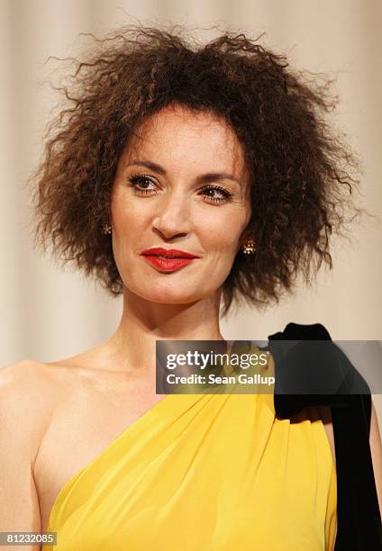 Juror Jeanne Balibar during for the Palme d'Or Closing Ceremony at the Palais des Festivals during the 61st International Cannes Film Festival on May...