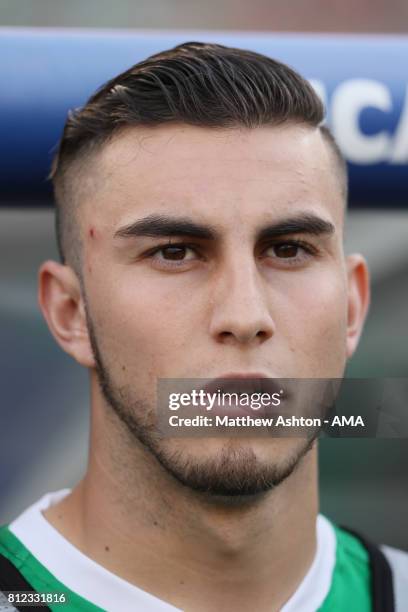 Alejandro Mayorga of Mexico during the 2017 CONCACAF Gold Cup Group C match between Mexico and El Salvador at Qualcomm Stadium on July 9, 2017 in San...