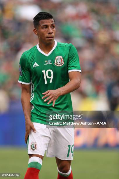 Angel Sepulveda of Mexico during the 2017 CONCACAF Gold Cup Group C match between Mexico and El Salvador at Qualcomm Stadium on July 9, 2017 in San...