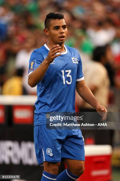 Alexander Larin of El Salvador during the 2017 CONCACAF Gold Cup Group C match between Mexico and El Salvador at Qualcomm Stadium on July 9, 2017 in...